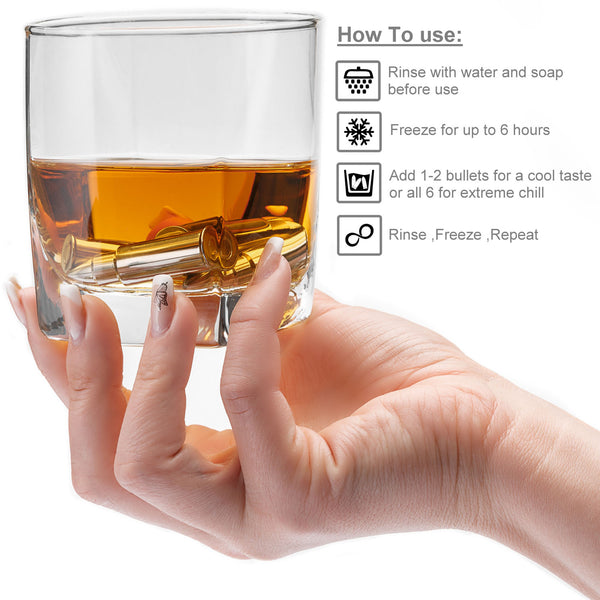 Whiskey 4 Twisted Glasses Premium Gift Set - Frolk Bar Gift Sets