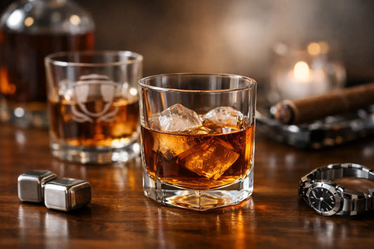 Custom Bourbon Glasses for Husband