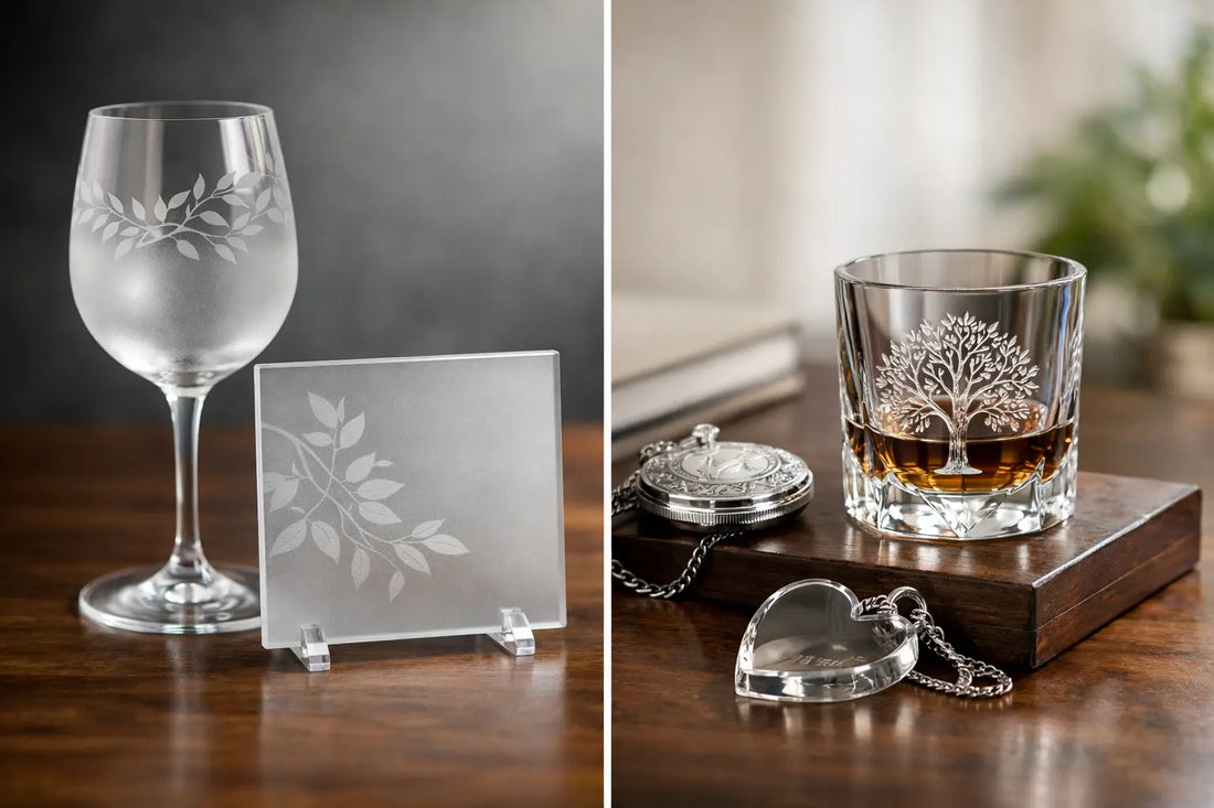 Etched Glass vs Engraved Glass for Gifts