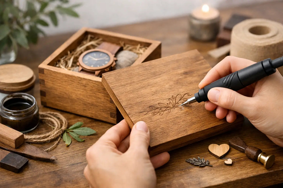 How to Personalize a Wooden Gift Box Well