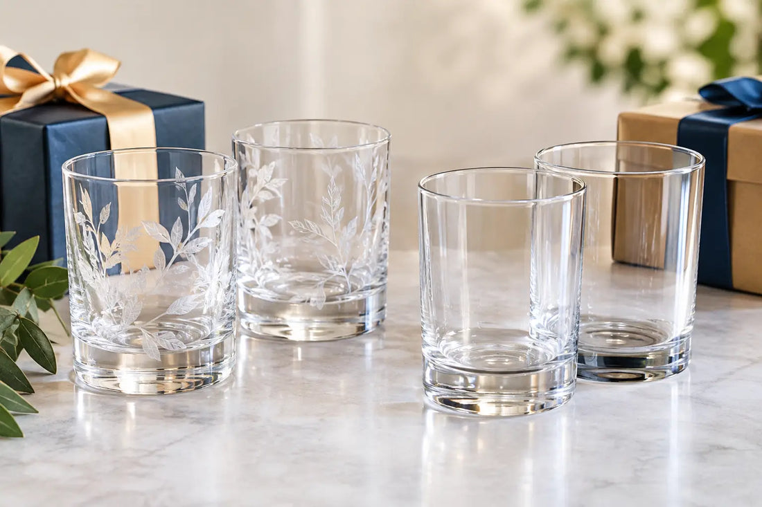 Engraved Glasses vs Plain Glasses for Gifting