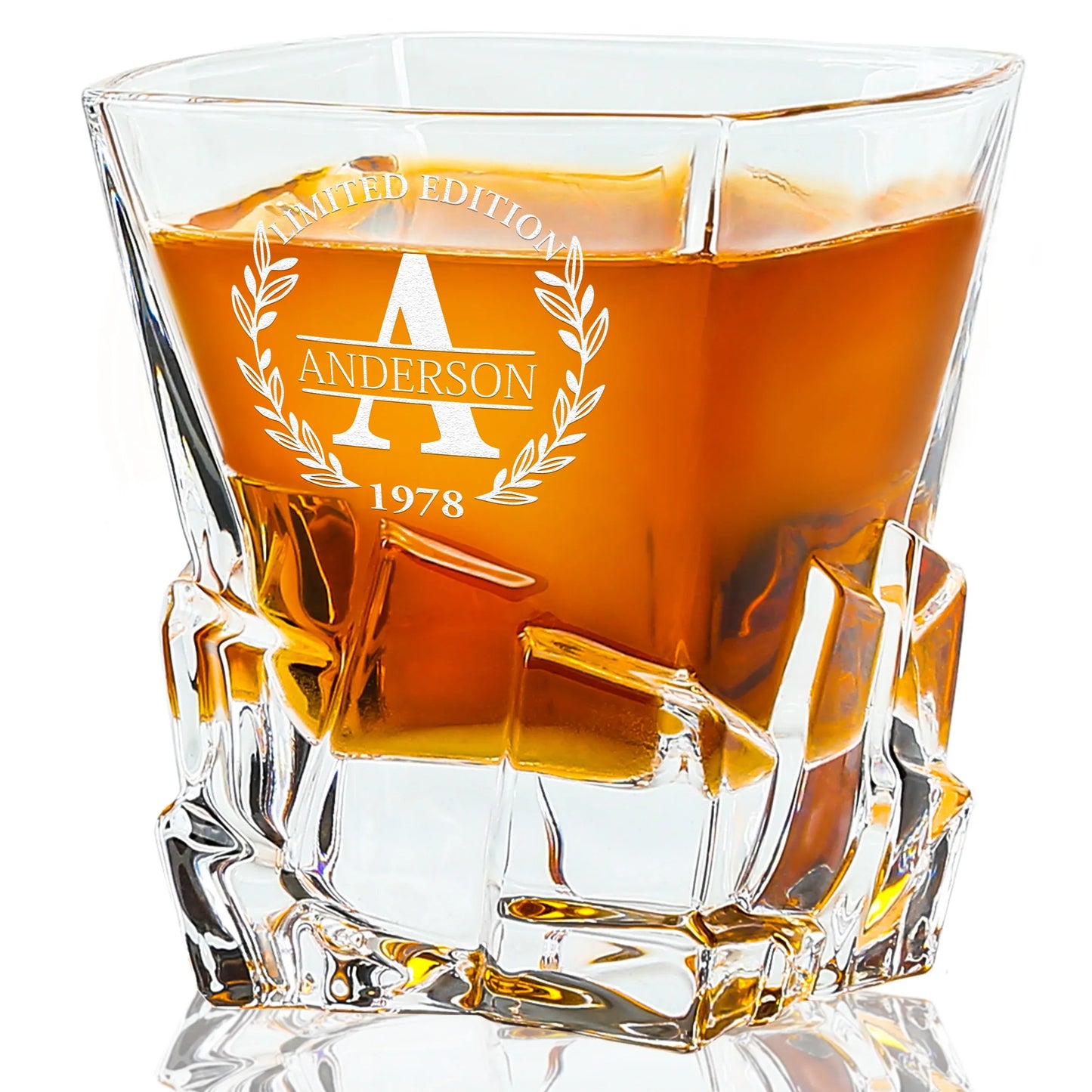 Stone Cut Whiskey Glass product image