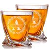 Twisted Whiskey Glasses — Set of 2