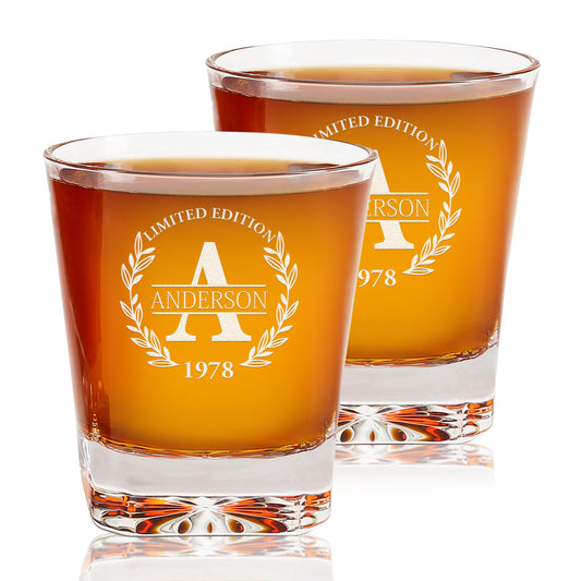 Classic Whiskey Glasses — Set of 2