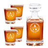 Classic Whiskey Set — Decanter + 4 Glasses