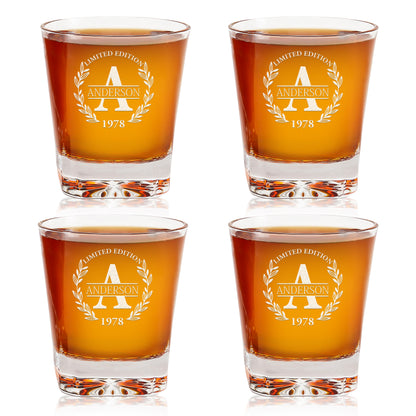 Classic Whiskey Glasses — Set of 4
