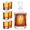 Old Fashioned Whiskey Set — Decanter + 6 Glasses