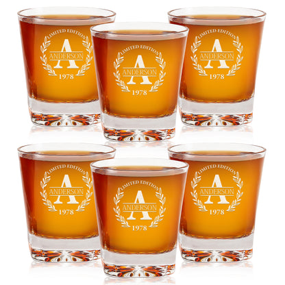 Classic Whiskey Glasses — Set of 6