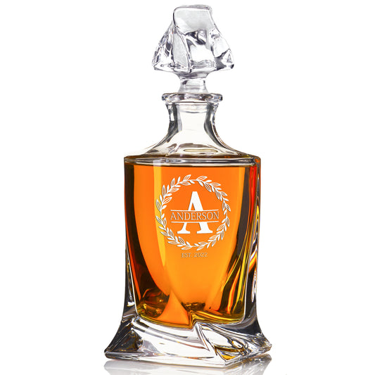 Twisted Whiskey Decanter