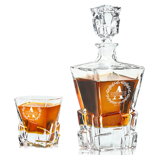 Bold Whiskey — Decanter + 1 Glass