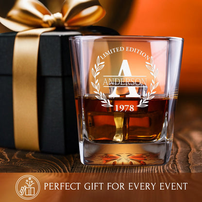 Classic Whiskey Set — Decanter + 1 Glass