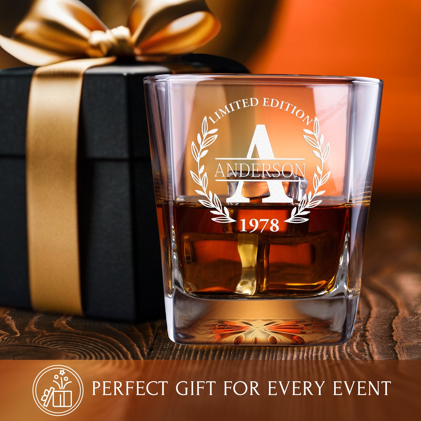 Classic Whiskey Set — Decanter + 6 Glasses product image