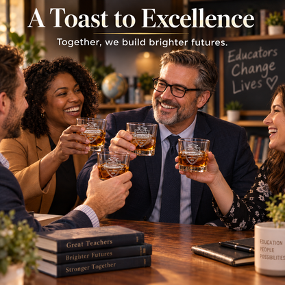 Education Company Gifts – Slick Decanter Set with 4 Glasses & Wooden Box – image 07