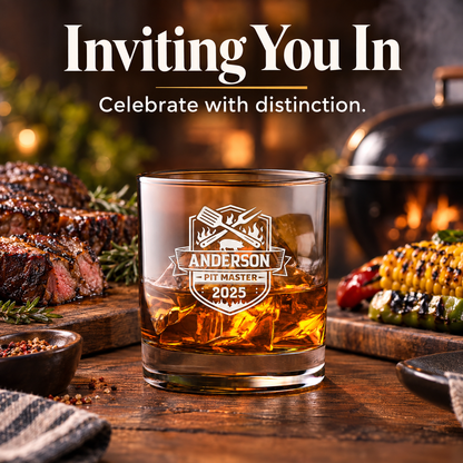 Gift for Grillmasters – Slick Decanter Set with 4 Glasses & Wooden Box – image 18