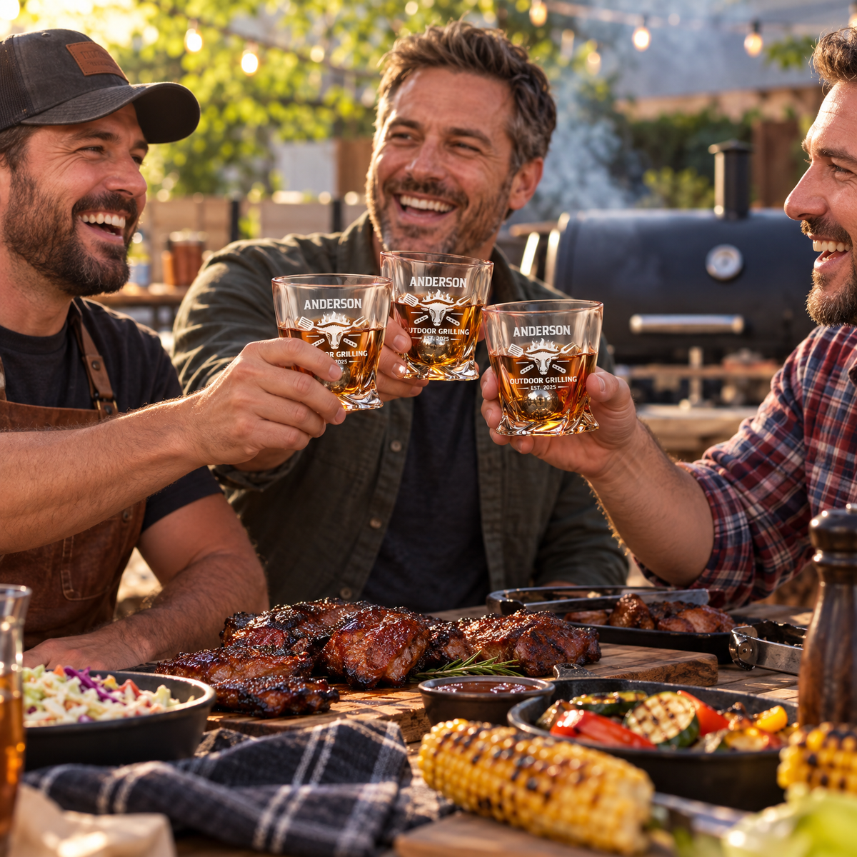 Gift for Grillmasters – Twisted Decanter Set with 2 Glasses, 2 Whiskey Balls & Wooden Box – image 19