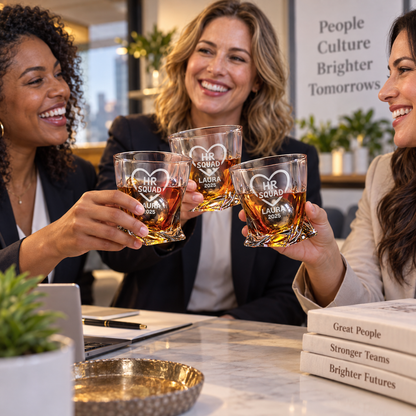 Human Resources Company Gifts – Twisted Decanter Set with 2 Glasses, 2 Whiskey Balls & Wooden Box – image 19