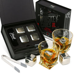 Whiskey XL Balls & Glasses Gift Set - Frolk Bar Gift Sets